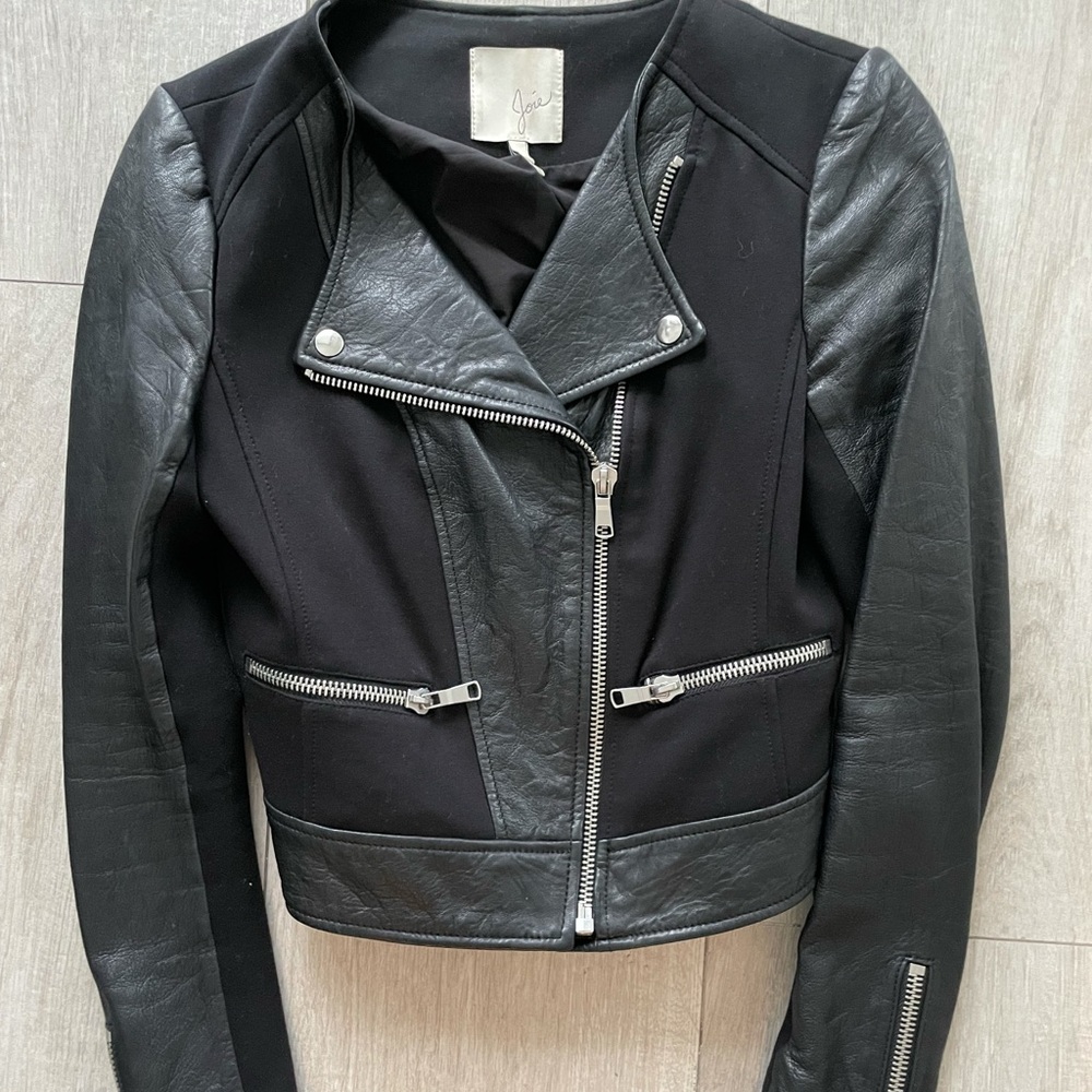 Joie black Leather jacket